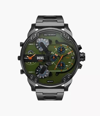 Diesel Mr. Daddy Chronograph Gunmetal Stainless Steel Watch