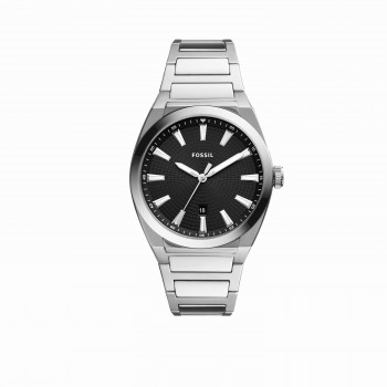 Everett Three-Hand Date Stainless Steel Watch