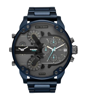 Diesel Mr. Daddy 2.0 Chronograph Black Stainless Steel Watch DZ7435