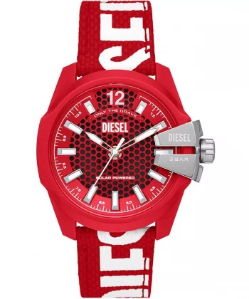 Diesel Baby Chief Three-Hand Solar-Powered Red