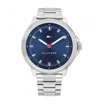 Tommy Hilfiger Stainless Steel Navy Dial Men's Watch - 1792024