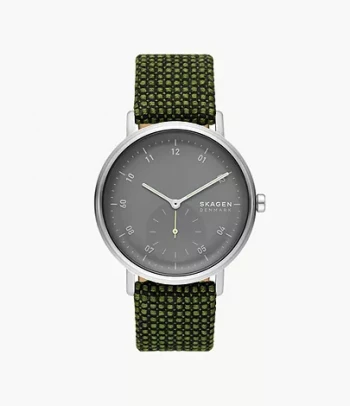 Kuppel Two-Hand Sub-Second Green Kvadrat Wool Watch